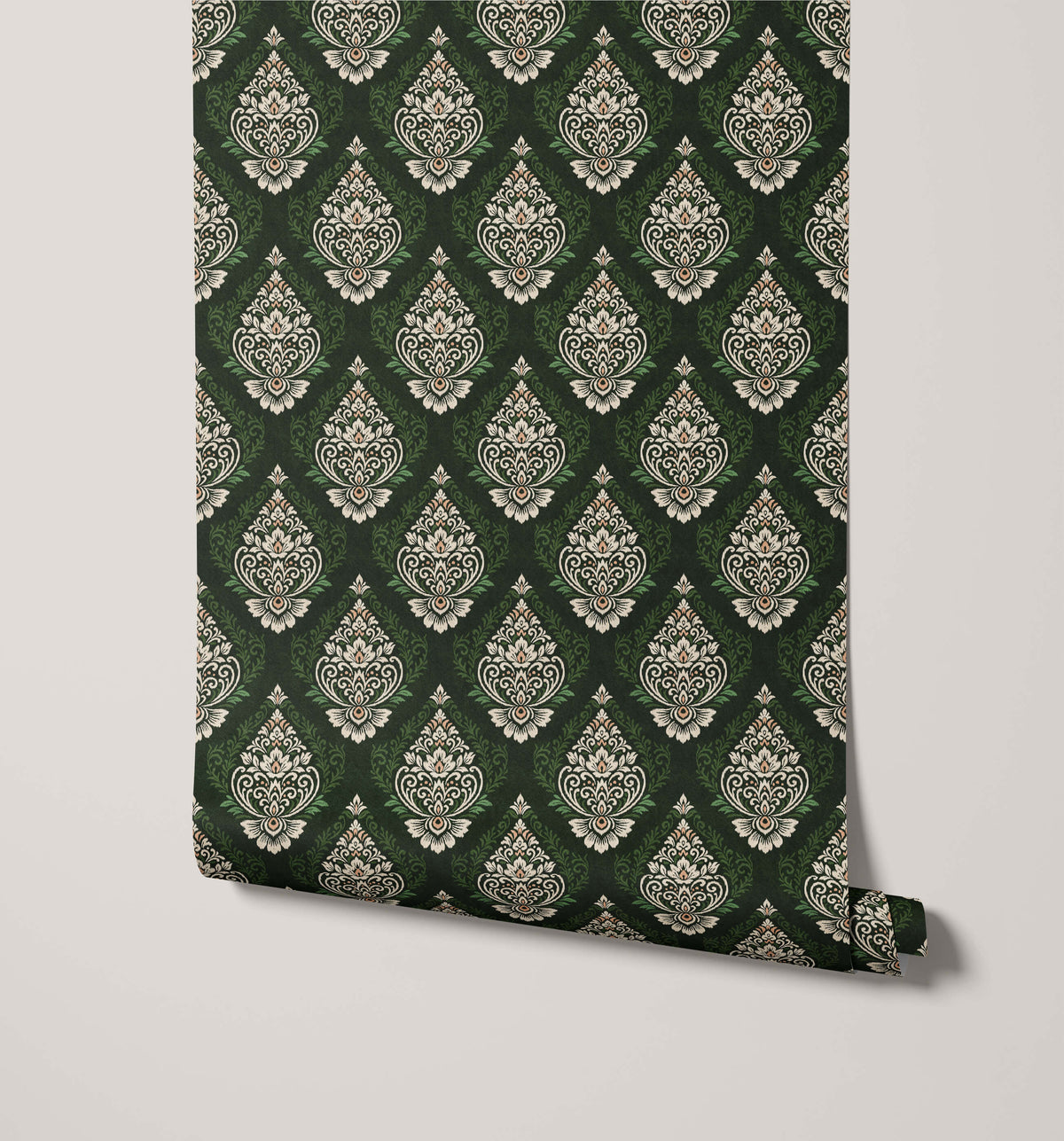 Ezra Damask Medallion Wallpaper