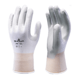 SHOWA 370 White Lightweight Assembly Grip Safety Gloves