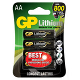 GP AA Lithium Batteries - Pack of 4