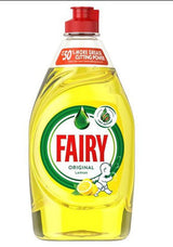 10 x Fairy Lemon Washing Up Liquid With Liftaction 320 Ml