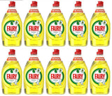 10 x Fairy Lemon Washing Up Liquid With Liftaction 320 Ml