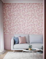 Fall Leaf Geometric Wallpaper