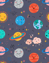 Galaxy Fun Bright Imaginative Wallpaper