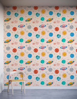 Galaxy Fun Bright Imaginative Wallpaper