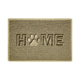 Embossed Home Paw Spaghetti Indoor Doormat