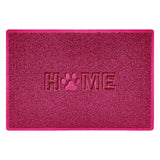 Embossed Home Paw Spaghetti Indoor Doormat