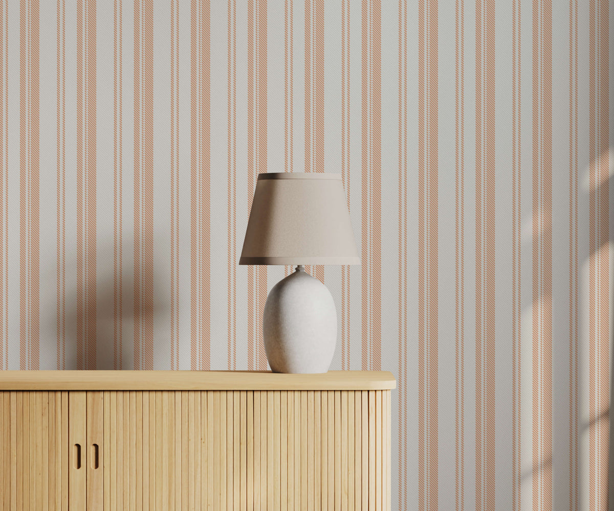 Jacob Ticking Stripe Wallpaper