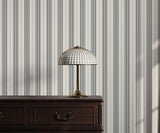 James Sophisticated Pinstripe Wallpaper
