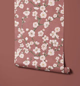 Junta Introducing Enchanting Painted-effect Blossom Wallpaper