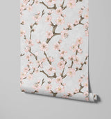 Junta Introducing Enchanting Painted-effect Blossom Wallpaper