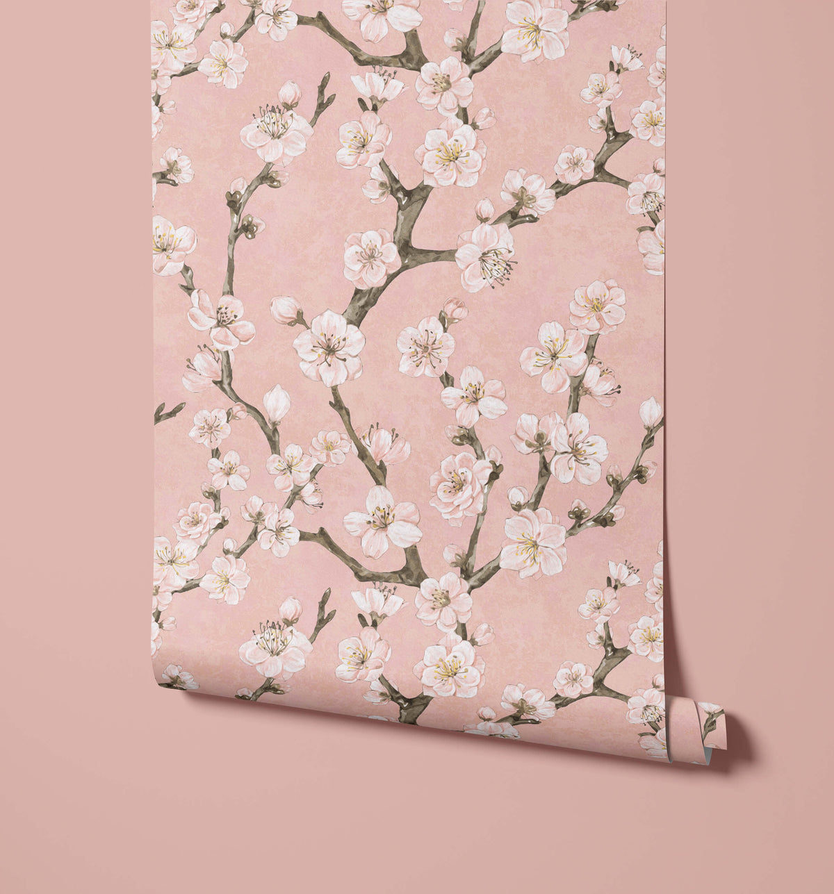 Junta Introducing Enchanting Painted-effect Blossom Wallpaper