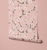 Junta Introducing Enchanting Painted-effect Blossom Wallpaper