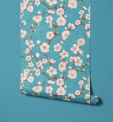 Junta Introducing Enchanting Painted-effect Blossom Wallpaper