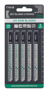 Key Blades T101B Jigsaw Blades 5 Pack - 1111