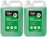 2 x Super Professional Green Washing Up Liquid