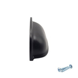 M4TEC Matte Black Cup Handle 64mm Modern Zinc Drawer & Kitchen Cabinet Pull (VG5 Series)