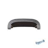 M4TEC 64mm Polished Chrome Cup Handle - High Shine Zinc Kitchen Cabinet & Drawer Pull (VG5 Series)