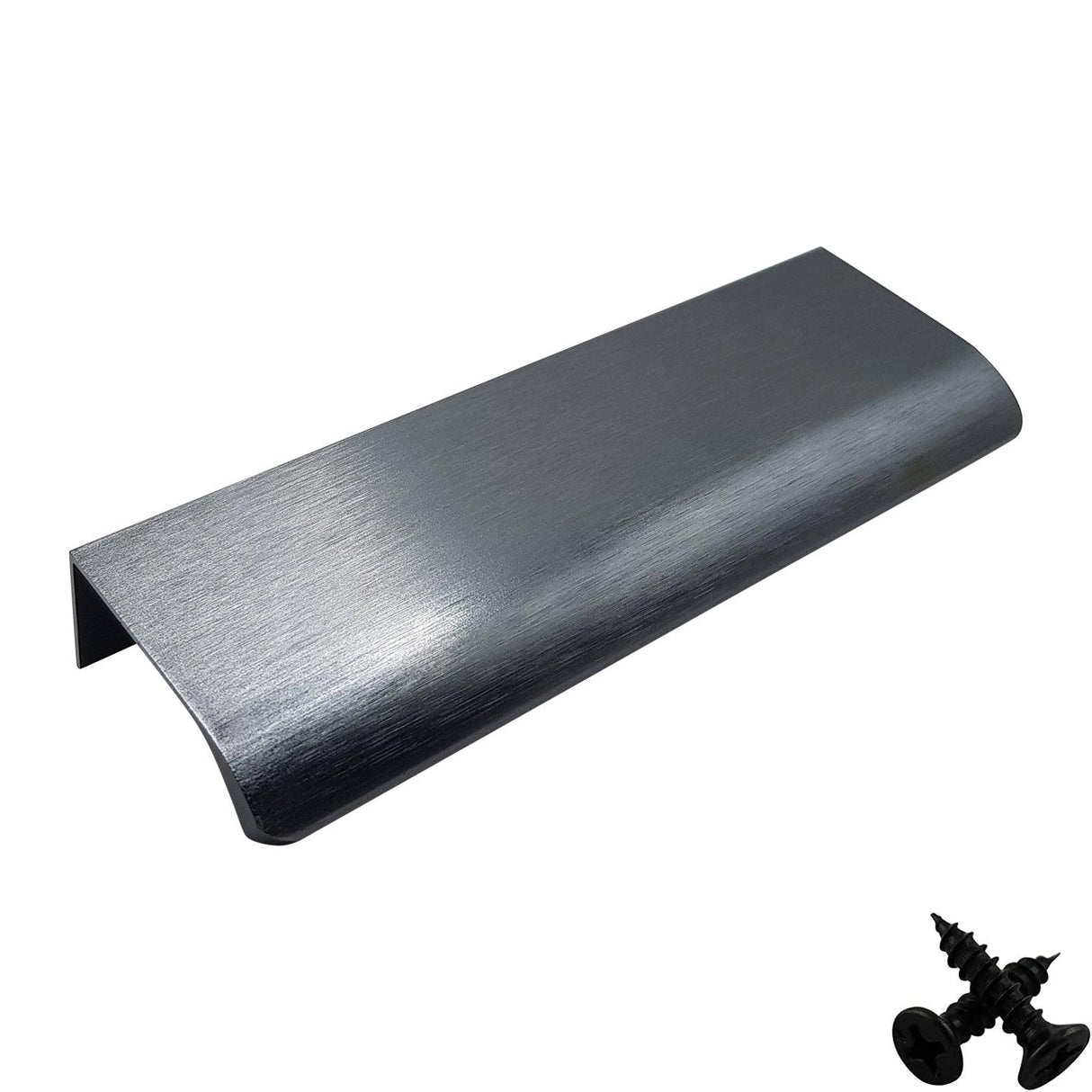 M4TEC Alva Anthracite Bar Pull Handle – Modern Aluminium Cabinet, Drawer & Cupboard Door Pull (VD3)