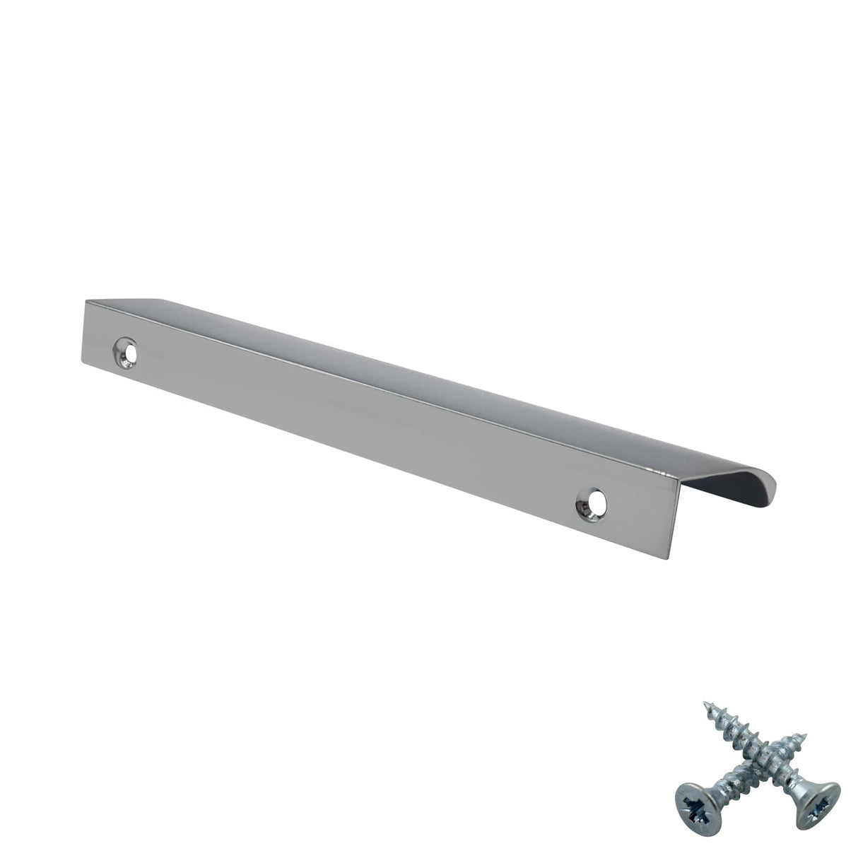 M4TEC Alva Bar Pull Handle – Matt Chrome Cabinet, Drawer & Cupboard Handle (Pack of 10) VD3