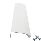 M4TEC Alva White Bar Pull Handle – Modern Aluminium Cabinet, Drawer & Cupboard Door Pull (VD3)