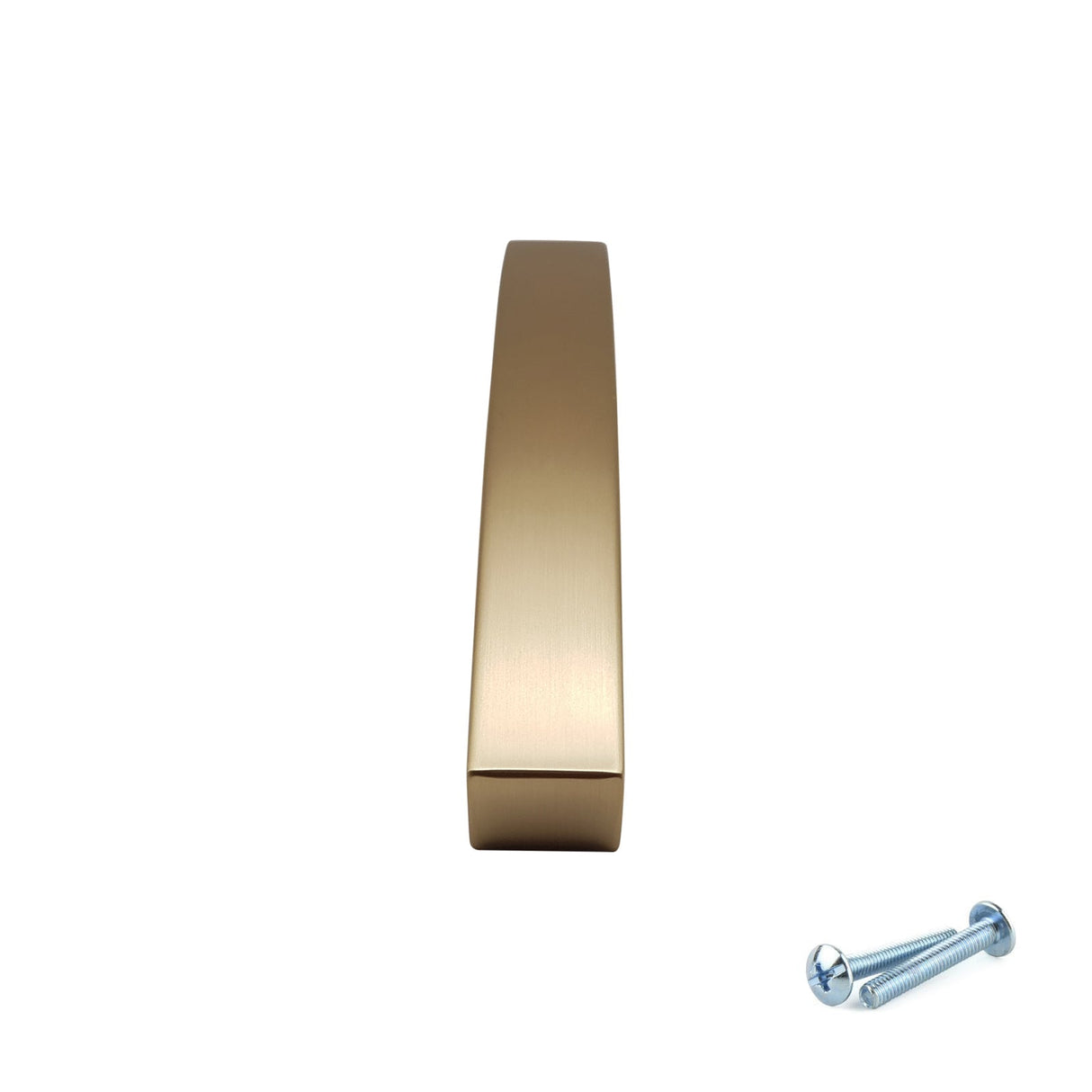 M4TEC Brushed Brass Bow Handle – Cabinet, Drawer & Cupboard Pull in 3 Sizes (VE9 Series)
