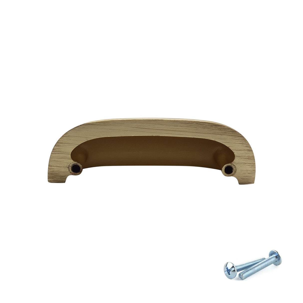 M4TEC Brushed Nickel Cup Handle 64mm Zinc Kitchen Cabinet & Drawer Pull (VG5 Series)