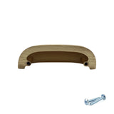 M4TEC Brushed Nickel Cup Handle 64mm Zinc Kitchen Cabinet & Drawer Pull (VG5 Series)