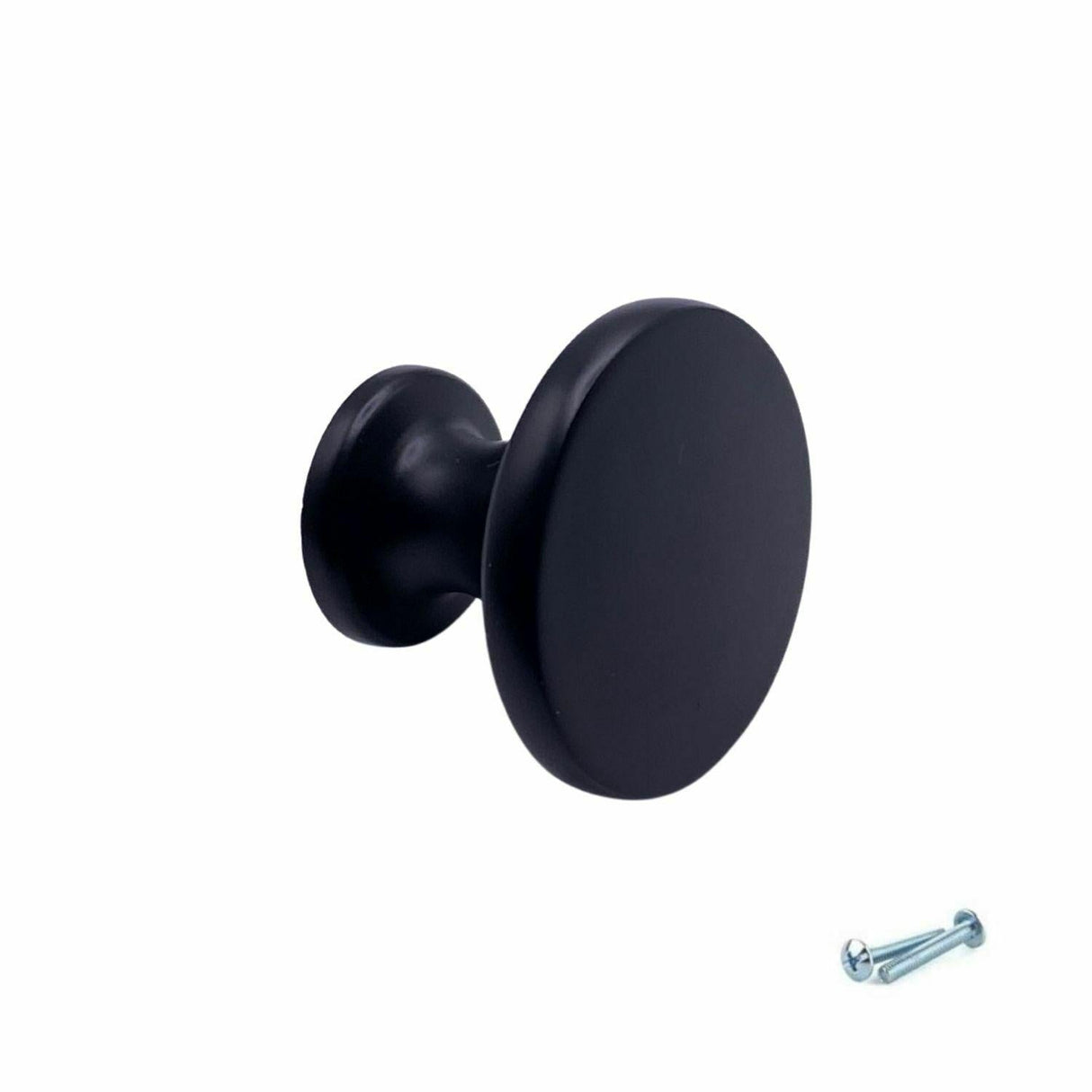 M4TEC Furniture Pull Knob Handle – Brass Brushed, Polished Chrome & Black Cabinet & Drawer Knob VD4B