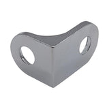 M4TEC Chrome or Brass Heavy Duty Steel Shelf Brackets