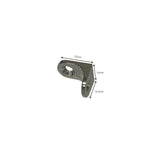 M4TEC Chrome or Brass Heavy Duty Steel Shelf Brackets