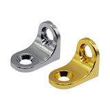M4TEC Chrome or Brass Heavy Duty Steel Shelf Brackets