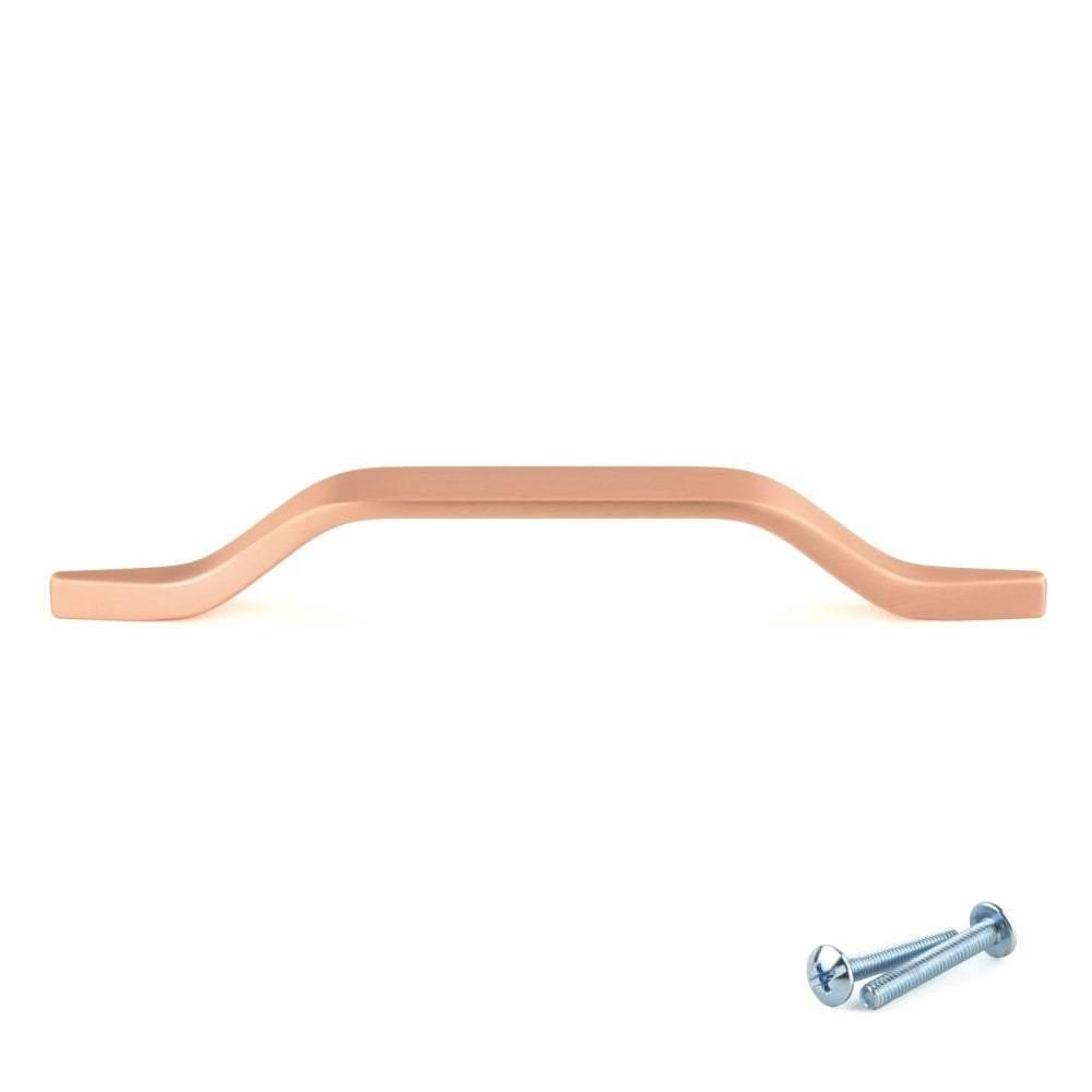 M4TEC Mossdale Z8 Matt Copper Cupboard Door Handle – 320mm Hole Centres