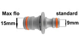 Female Tap Connector 1"-3/4" BSPF Max Flo WL