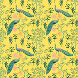 Percente Intricate Plumage Lush Foliage Wallpaper