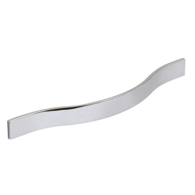 Polished Chrome & Nickel Cabinet Handle – M4TEC Turnberry L8