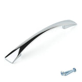 Polished Chrome Tapered Cabinet & Cupboard Handle – M4TEC Elgin D6