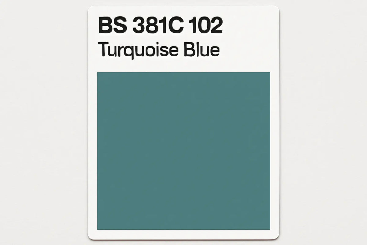 British Standard 381C  102 Turquoise blue 400ml Aerosol Available in any Finish