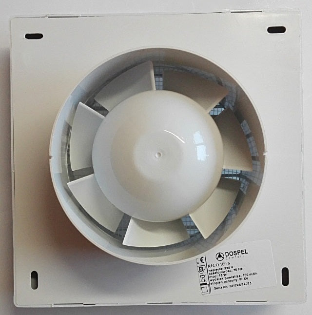 Rico Bathroom Fan 120mm Model with a Pull-Cord Switch