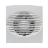 Through Wall Ventilation Kit RICO Standard Fan with White External Vent