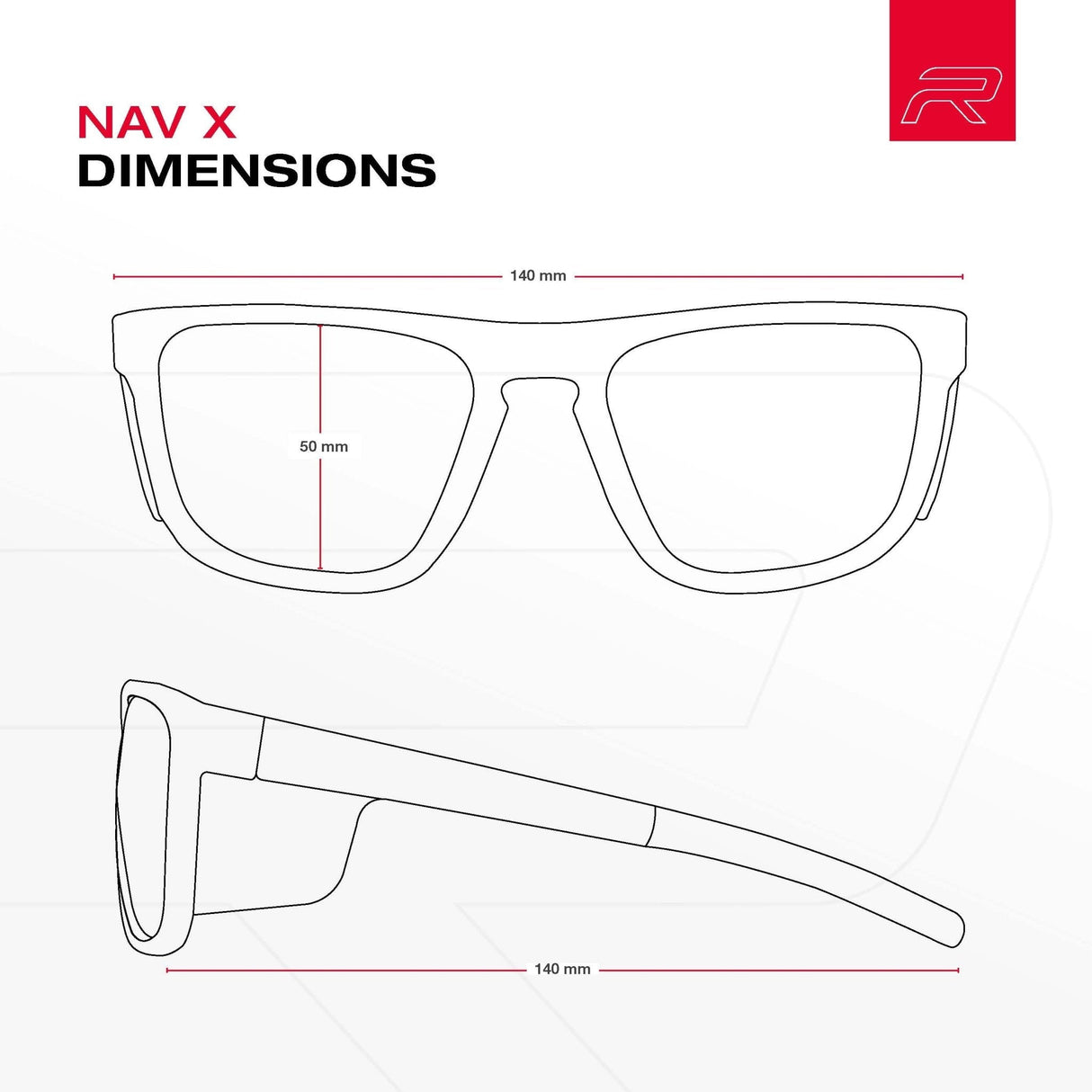 Riley Navigator X Safety Sunglasses – Green Mirror Revo, Smoked Frame, Anti-Fog/Anti-Scratch