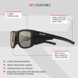 Riley Navigator – Polarised Safety Sunglasses, Anti-Scratch/Anti-Fog