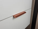 Rose Gold Aluminium Cabinet Handle – Modern Cupboard, Drawer & Door Pull (Pack of 10)