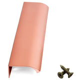 Rose Gold Aluminium Cabinet Handle – Modern Cupboard, Drawer & Door Pull (Pack of 10)