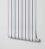 Sailor Nautical Stripe Wallpaper