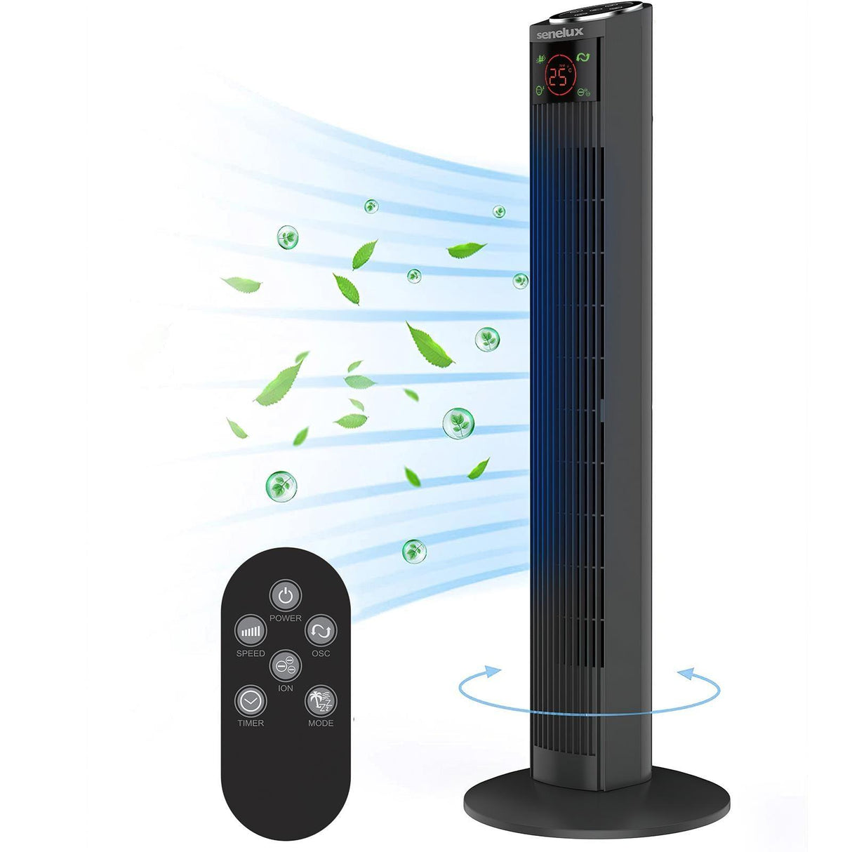 Senelux 36" Oscillating Tower Fan