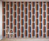 Sherbert Large Geometric Pattern Wallpaper