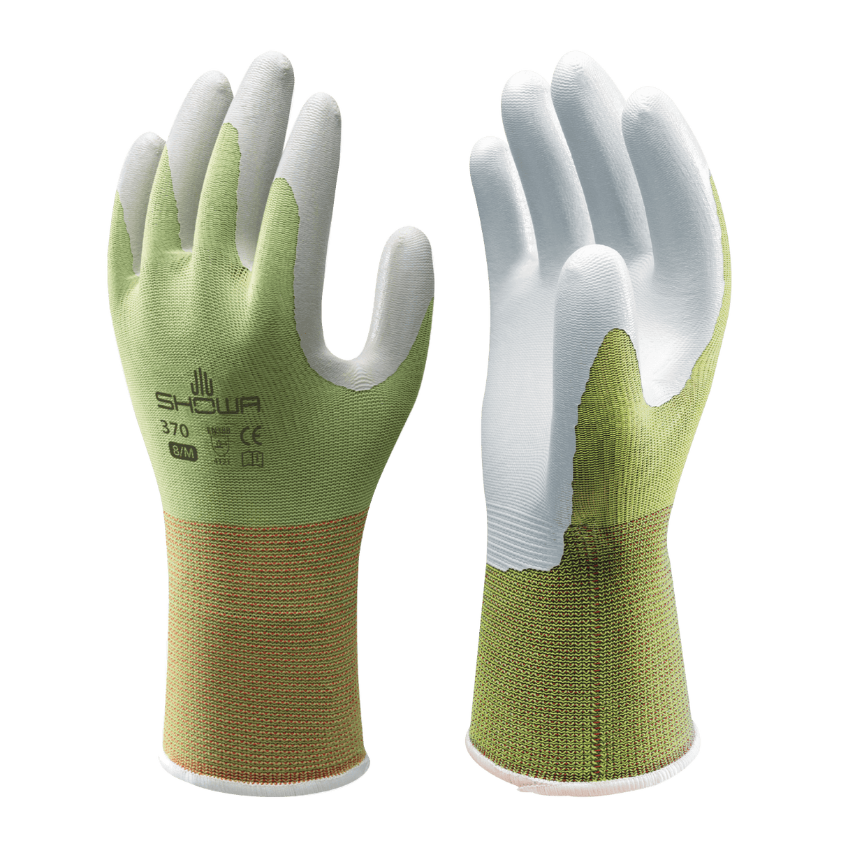 SHOWA 370 Lightweight Gardening Multi Purpose Grip Safety Gloves (PACK of 4 PAIRS)