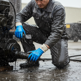 SHOWA 377 Waterproof Impermeable Fully Coated Work Gloves with Nitrile Grip (PACK of 10 PAIRS)