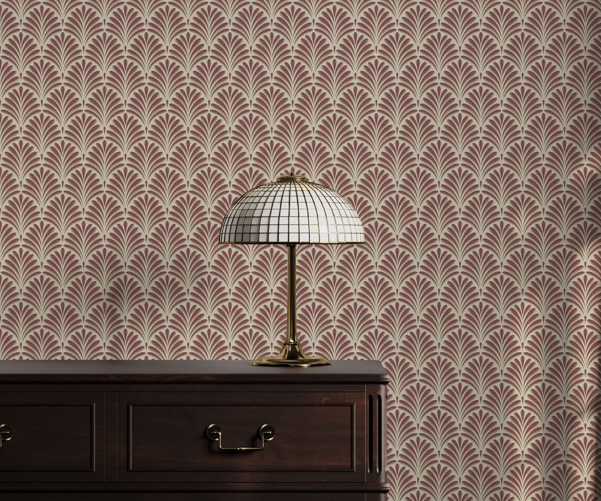Soho Art Deco Fan Wallpaper