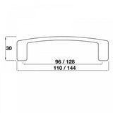 Stainless Steel Cupboard Door Cabinet Handle – M4TEC Clathy S8